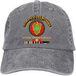 Eoinch 24th Infantry Division Desert Storm Veteran Sandwich Cap Denim Hats Baseball Cap