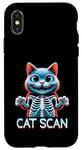 Coque pour iPhone X/XS Chat Scan CT Scan Drôle Chat X-Ray Pun Meme Rad Tech