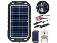 Chargeur solaire 12 V / 10 W pour batterie de voiture - Revolt