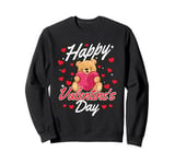 Happy Valentine's Day - Cute Teddy Bear Sweatshirt