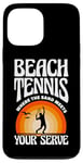 iPhone 13 Pro Max Beach Tennis Where The Sand Meets Your Serve Case