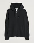 Gran Sasso Full Zip Wool Hoodie Black