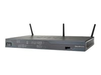 Cisco 887VA Annex M ETSI Compliant - Routeur sans fil - modem ADSL - commutateur 4 ports - ports WAN : 2 - 802.11b/g/n (draft 2.0) - 2,4 Ghz