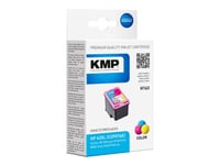 Kmp H163 - 11.5 Ml - Farge (Cyan, Magenta, Gul) - Kompatibel - Blekkpatron (Alternativ For: Hp 62Xl, Hp C2p07ae) - For Hp Envy 55Xx, 56Xx, 76Xx  Officejet 200, 250, 57Xx, 8040