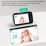 Hot 5in Infant Monitor 720P HD Night Temperature Monitoring Two Way Talk