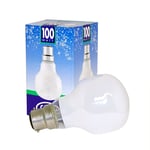 Leuci Ampoule B22d 100W Opale Blanc Softone T60 B22 Ampoule 100 Watt Baïonnette