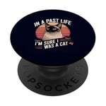 In a Past Life I'm Sure I Was a Siamese Cat Owner PopSockets PopGrip Adhésif