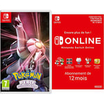 Pokémon Perle Scintillante (Nintendo Switch) & Switch Online - Abonnement 12 Mois | Code de téléchargement (Switch)
