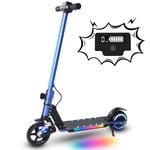 Electric Scooters With Shock Absorbing, 14km/h, 5-8km Range, Kids E-Scooter Blue