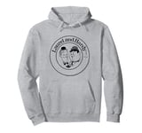 Laurel & Hardy Cartoon Comic Sketch Logo Pullover Hoodie