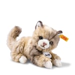 Steiff 099663 Lucy Cat Plush Ginger Tabby Soft Cuddly Kitten