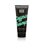 HUX caffeine Shampoo, a hair and beard shampoo with Aloe Vera, Caffeine, and patchouli essential oil, to soften cleanse and strengthen your hair, 200ml