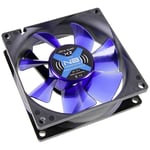 NoiseBlocker BlackSilent Fan X2 Ventilateur pour PC noir (l x H x P) 80 x 80 x