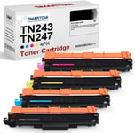 TN247 TN243 Cartouche de Toner Compatible pour Brother TN247 TN243 pour Brother DCP-L3550CDW DCP-L3510CDW MFC-L3750CDW MFC-L3730CDN L3710CW L3770CDW HL-L3210CW L3230CDW L3270CDW