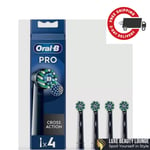 ORAL-B PRO ELECTRIC CROSS ACTION TOOTHBRUSH REPLACEMENT HEADS 4 PK