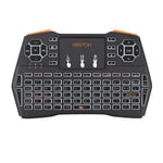 German Rétro-éclairage 2.4G clavier sans fil 4 langue pavé tactile Mini clavier souris télécommande pour Android TV Box PC portable HTPC