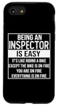 iPhone SE (2020) / 7 / 8 Funny inspector design saying: being an inspector is easy Case