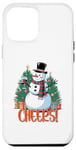 Coque pour iPhone 12 Pro Max Cheers Christmas Boire du vin de Noël