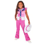 Rubie's 1001124M000 Barbie Cowgirl Classic Inf Costume Kids Fancy Dress, Girls, Pink, 9-10 Years