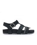 Timberland Womenss Malibu Waves 2.0 Fisherman Sandals in Black Leather (archived) - Size UK 7.5