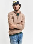 GANT Superfine Lambswool Half-Zip Jumper