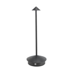 För Pina Pro Aluminium Dimbar LED-bordslampa, IP54-klassad, laddningsbas med kontakt, höjd 29 cm, svart bordslampa black