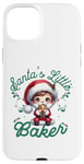 Coque pour iPhone 15 Plus Petit Père Noël Kawaii du Père Noël en train de préparer Noël