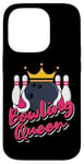 Coque pour iPhone 14 Pro Bowling Queen Funny Bowler Girl Bowling Team Girls