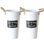 2 kpl Bucket Flower Vase