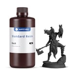 ANYCUBIC imprimante 3D résine Rapide LCD photopolymérisant UV 405nm résine photopolymère Standard pour l'impression 3D (Noir, 1000g)