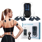 Dual Channel TENS & EMS Unit Muscle Stimulator Machine Electric Pulse Massager