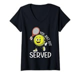 Womens You Just Got Served V-Neck T-Shirt