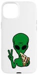 Coque pour iPhone 15 Plus Alien Loving Pizza, ET, vaisseau spatial, zone 51, OVNI, UAP, DRONE