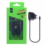 Chargeur secteur Micro USB 1A pour Dual Shock 4/Pad XboxOne/Mobile Noir CS104