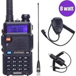 Baofeng UV-5R 8W puissance élevée puissant talkie-walkie radio bidirectionnelle 8 watts cb radio portable 10 km longue portée baof