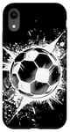 iPhone XR Soccer Ball Splash Football Pitch Case