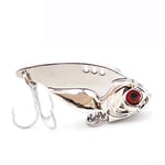 7/10/15 / 20g 3D Eyesmetal Vib Blade Lure Naufrage Vibration Baits Vibration Artificielle pour Bass Pike Perch Fishing 10 Couleurs 20g métal Argent