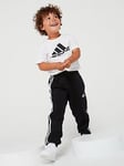 adidas Sportswear Kids Essentials Joggers - Black/White, Black/White, Size 3-4 Years