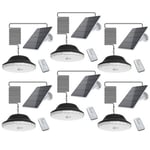 Lot de 6x Lampes solaires EZIlight Solar roof