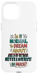 Coque pour iPhone 15 Is It Normal to Dream About AI? Funny Geek Quote Design