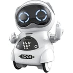 Mini Rc Pocket Robot med interaktiv dialogkonversation, röststyrning, chattlogg, Singin chunchuan