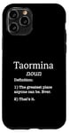 Coque pour iPhone 11 Pro Souvenirs de Taormina / Souvenir de Taormina Drôle Faux Définition