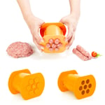 One Press Cevapcici Sausage Maker, Manual Cevapcici Press Maker - 7 Sausages in One Press, Household Barbecue Grilling Molds Safe Cooking Tool