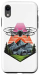 Coque pour iPhone XR Drone Pilot RC Quadcopter Drone Racer