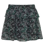 Creamie Skirt Flower Dobby Pine Green Dobby Flower Kort Kjol Pine Green | Grön | 116 cm