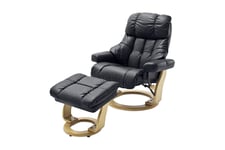 Calgary Reclinerlenestol - Svart Recliner & kinostol