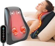 Snailax Shiatsu Lower Back Massager for Pain, Neck and Back Massager with Heat