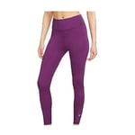 Nike One Mid-Rise Women's 7/8 Tights DD0249 Viotech/White M