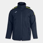 Joma 2XS Anorak Trivor Mixte, Bleu Marine/Jaune Fluo, XXS