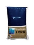 Nuit des Vosges 2099881 Cotoval Drap Housse Uni Coton Marine 120 x 190 cm